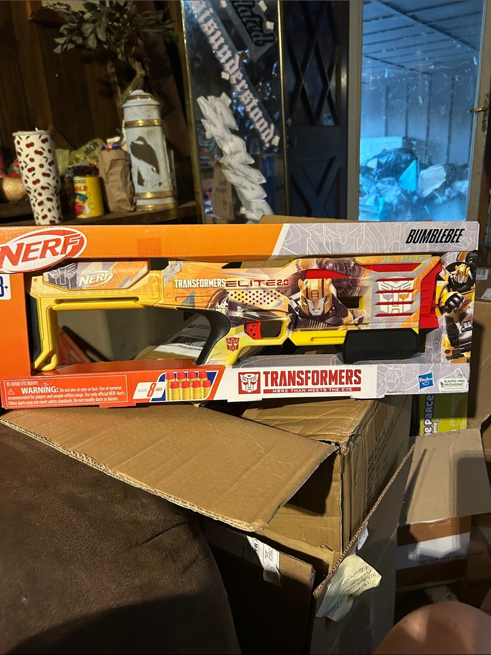 Transformers bumblebee nerf gun